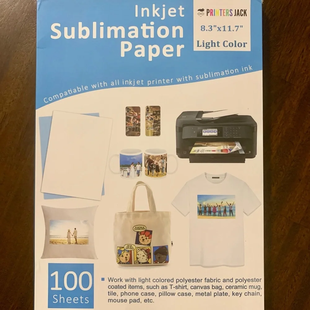 New Inkjet Sublimation Paper - Light Color